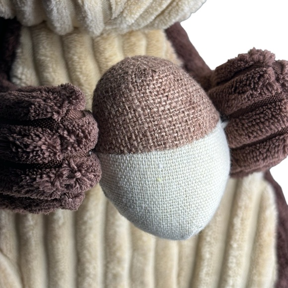 Morgan Home Squirrel Chipmunk “Dale” Weighted Plush Door Stopper Brown Corduroy - Picture 4 of 11